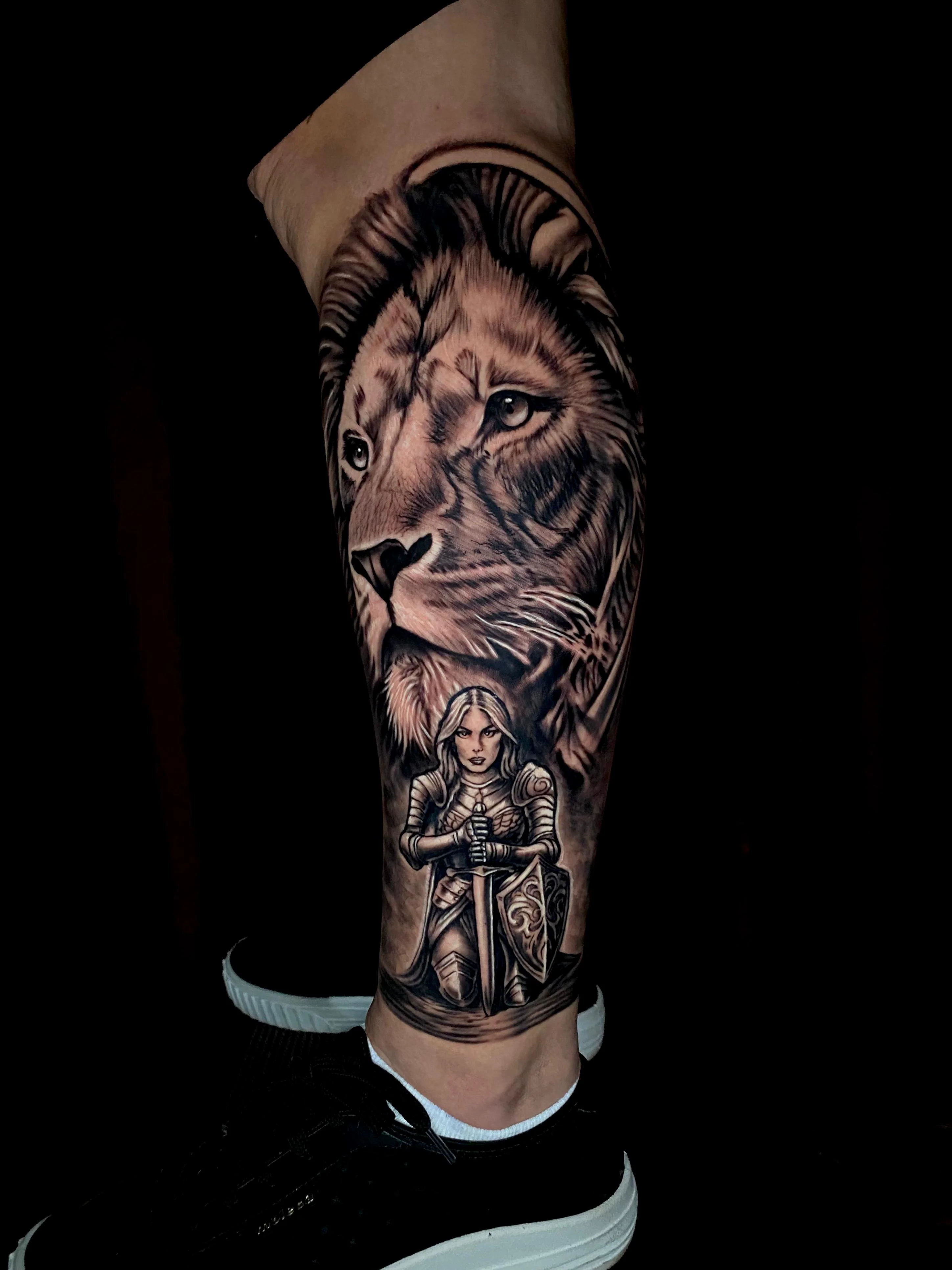 Tatuagem realista por Matheus Malheiros