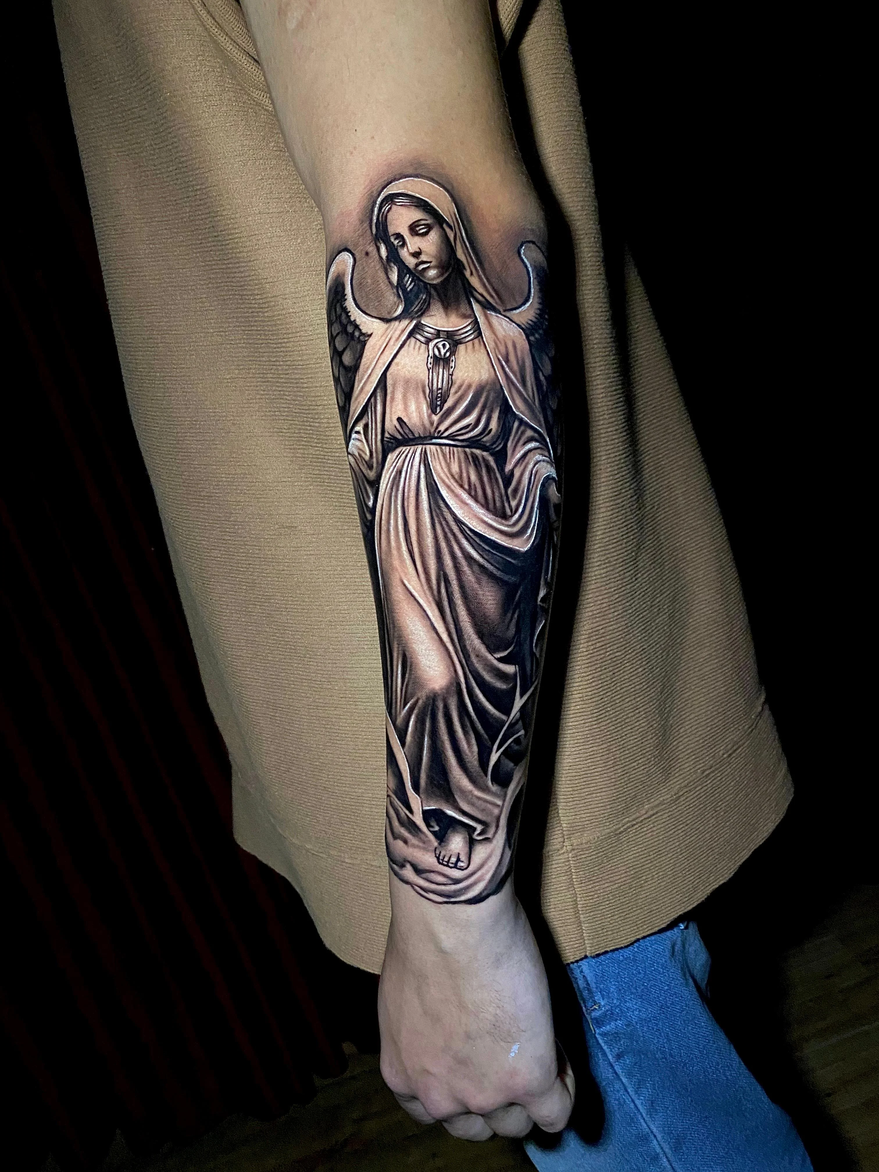 Tatuagem realista por Matheus Malheiros