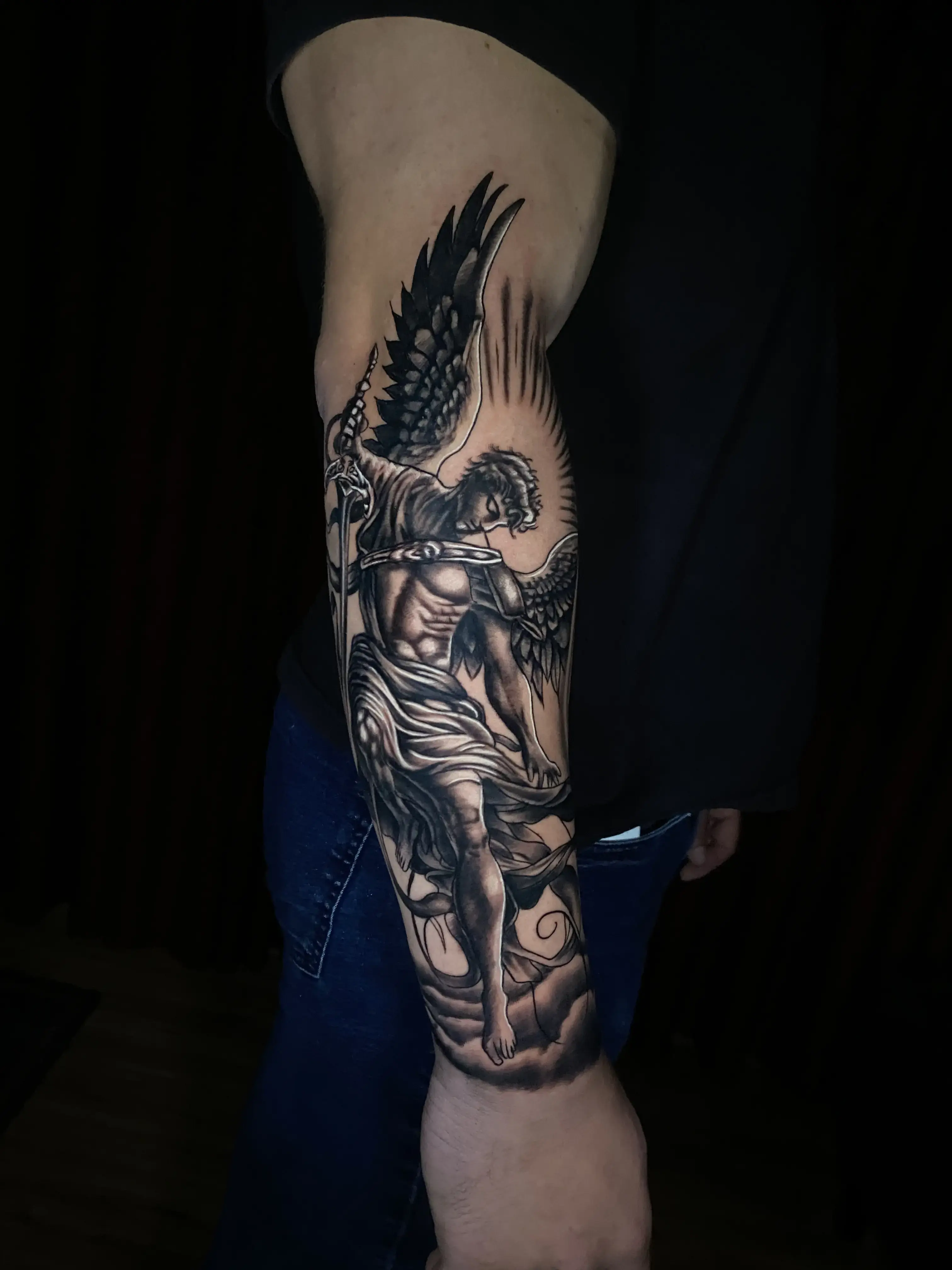 Tatuagem realista por Matheus Malheiros