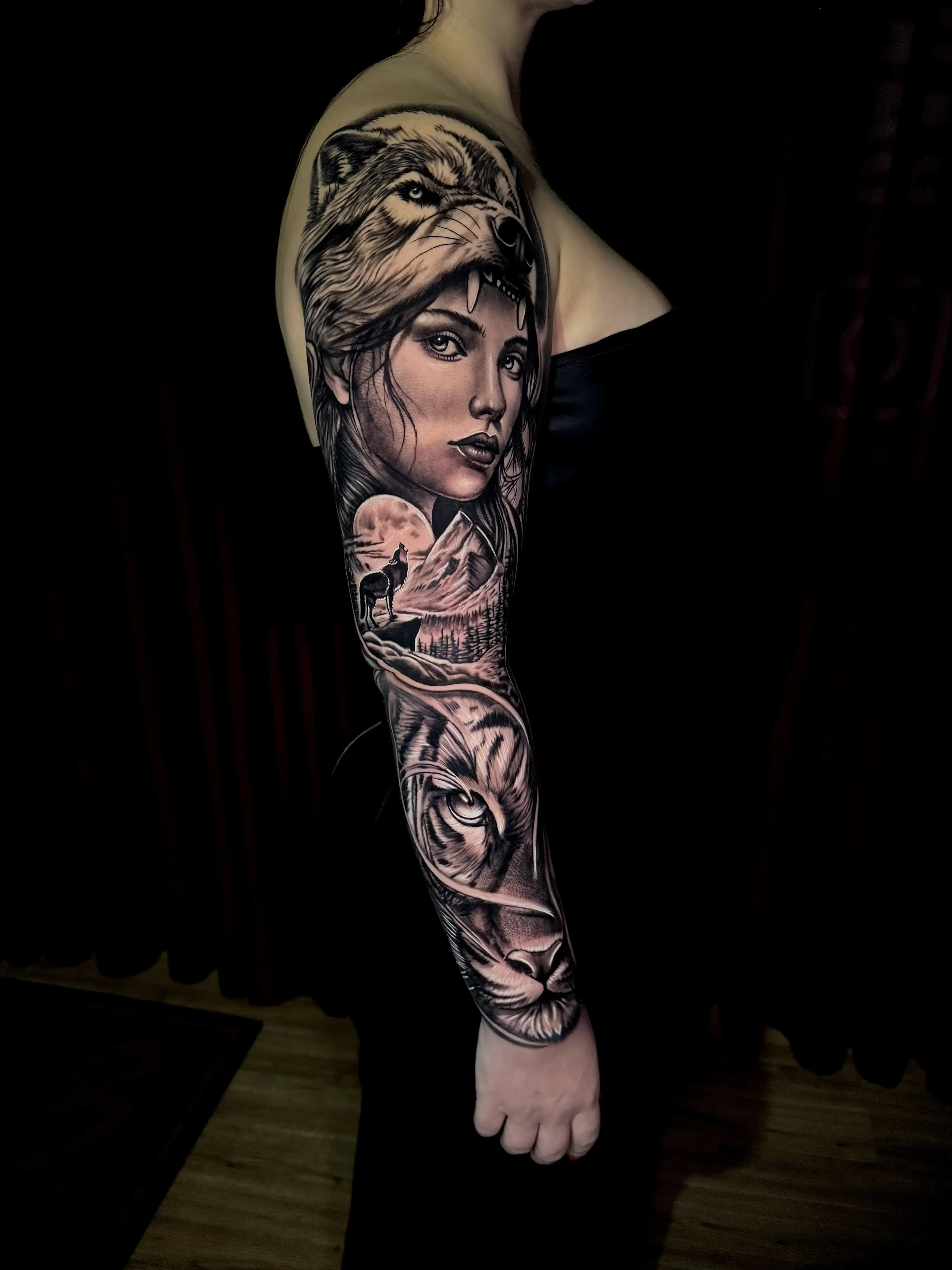 Tatuagem realista por Matheus Malheiros